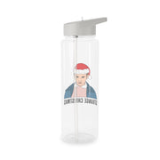 Strange Christmas  Clear Water Bottle 7