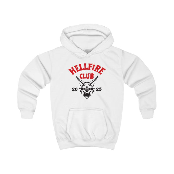 Hellfire Club 2025 Kids Hoodie White Front