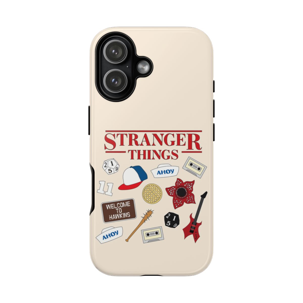 Stranger Things Cartoon Icons Phone Case