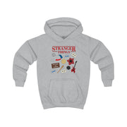 Stranger Things Cartoon Icons Kids Hoodie 3
