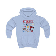 Stranger Things Cartoon Icons Kids Hoodie 5