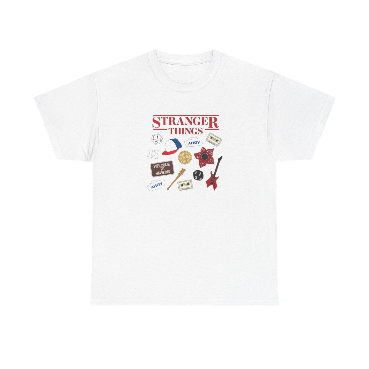 Stranger Things Cartoon Icons T-Shirt