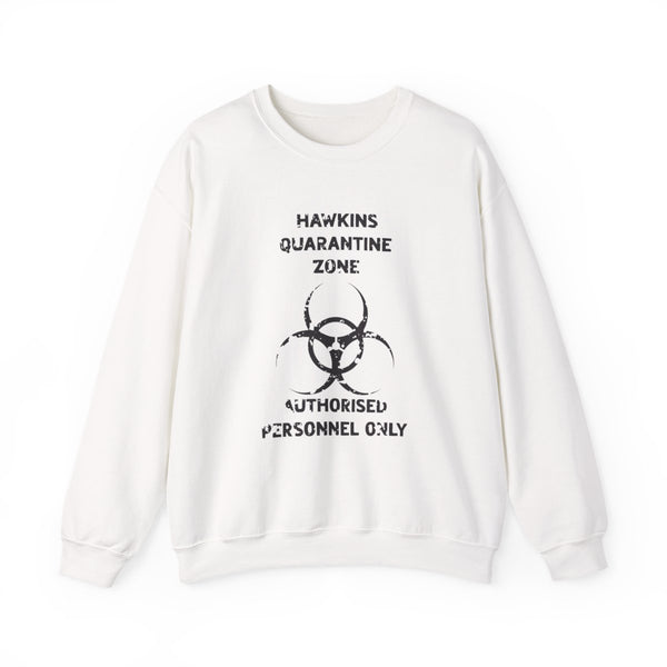 Hawkings Quarantine Zone Sweatshirt White Front