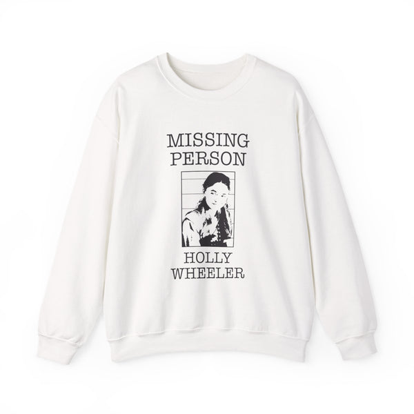 Missing Person Holly Sweatshirt White Front