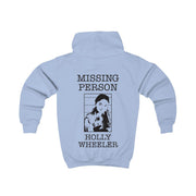 Missing Person Holly Kids Hoodie 6