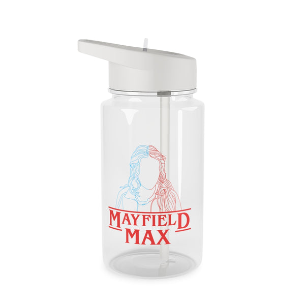 Blue And Red Max Clear Water Bottle