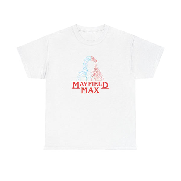 Blue And Red Max T-Shirt White Front