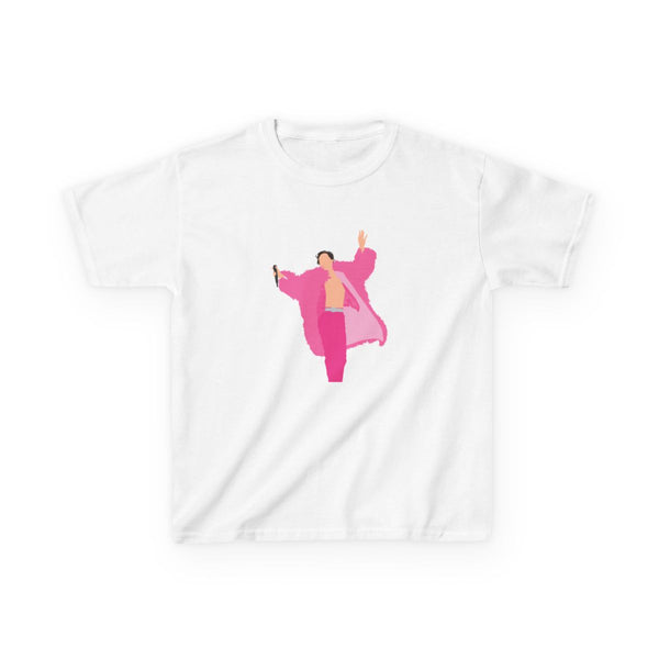Harry Pink Coat  Kids T-Shirt White Front