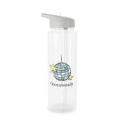 Ocasionally Discoball Clear Water Bottle 6