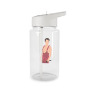 Harry Heart Jumpsuit Clear Water Bottle 2