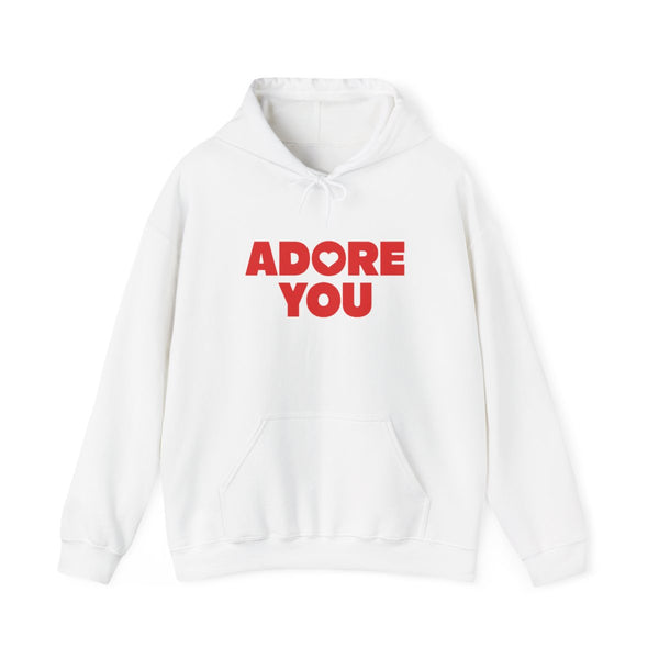 Adore You Hoodie White Front