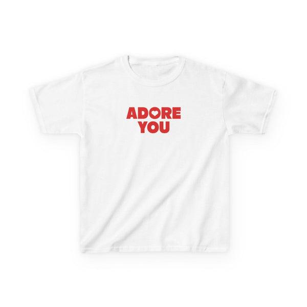 Adore You Kids T-Shirt White Front
