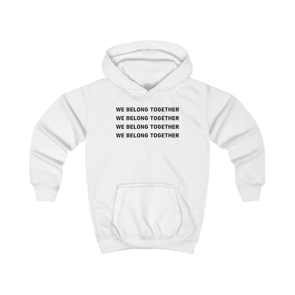 Belong Together Kids Hoodie White Front