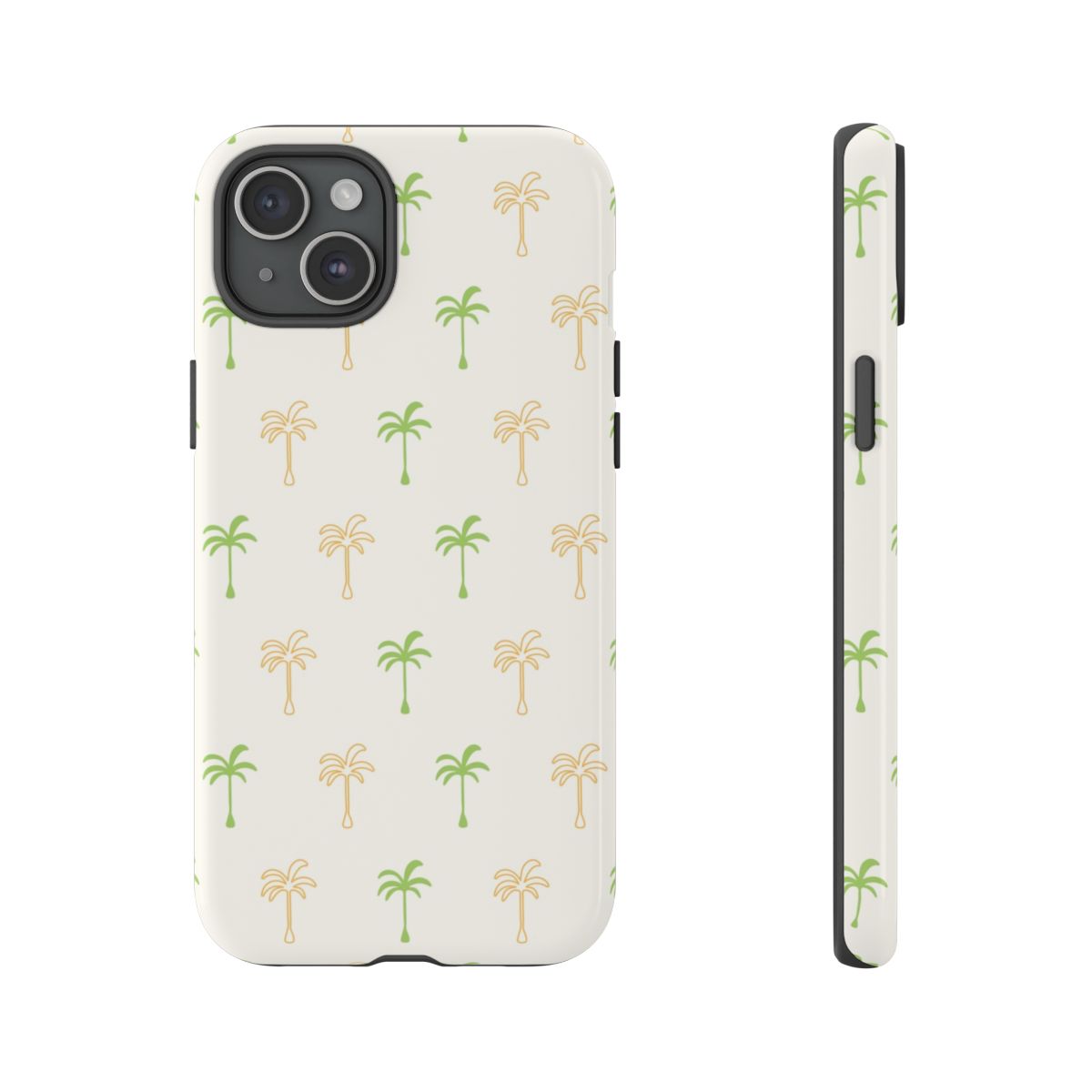 Green And Yellow Palms Pattern Phone Case