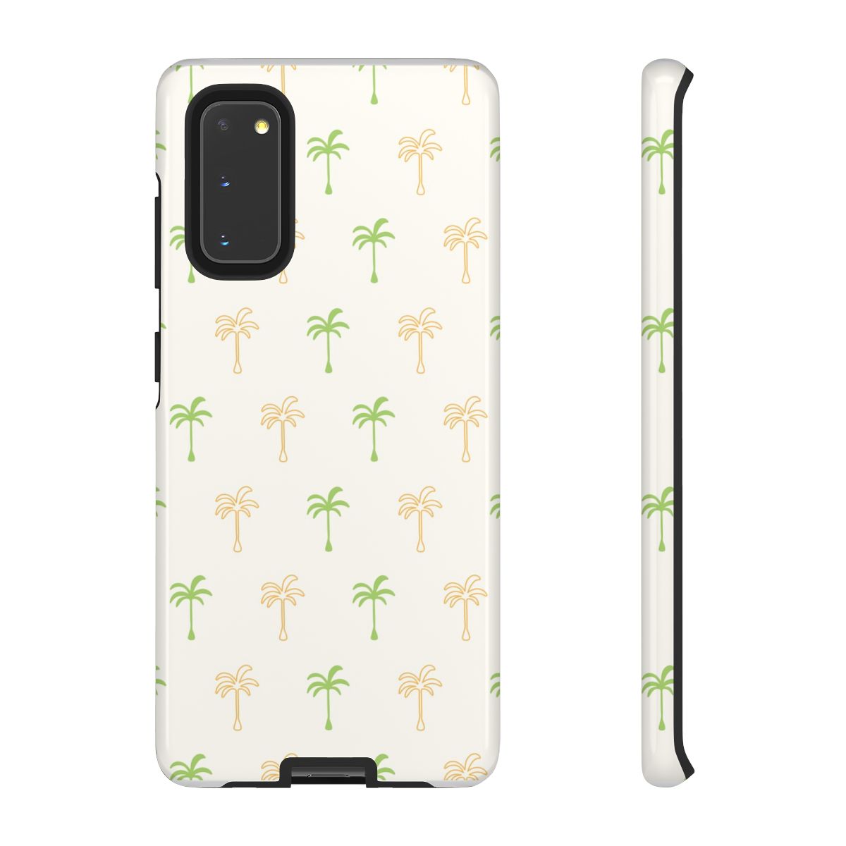 Green And Yellow Palms Pattern Phone Case