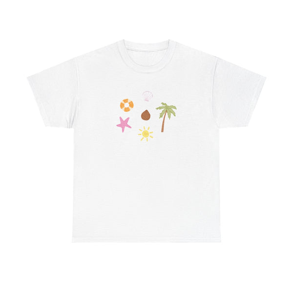 Summer Essentials T-Shirt White Front