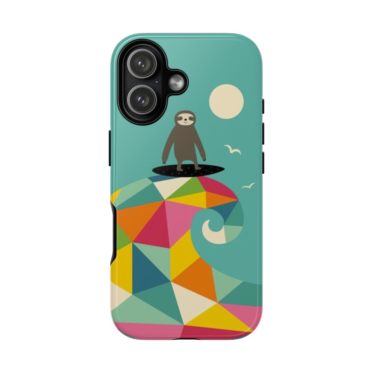 Surfing Sloth Phone Case