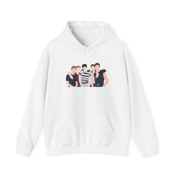 Take Band Members Hoodie White Front
