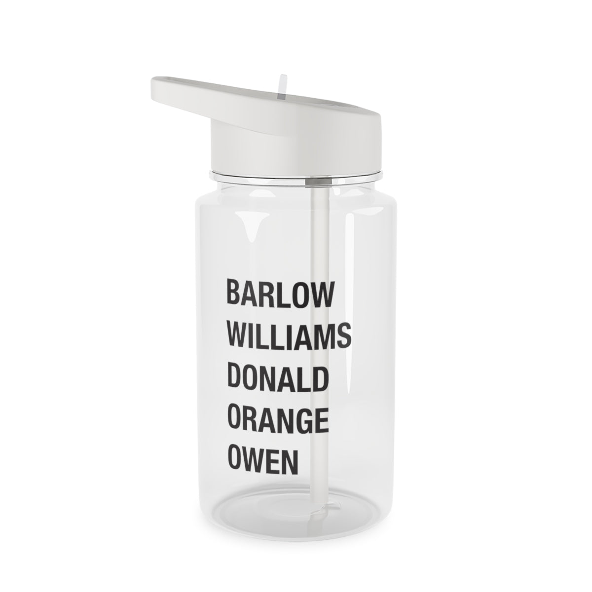Take Band Members Names Clear Water Bottle