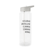 Take Band Members Names Clear Water Bottle 7