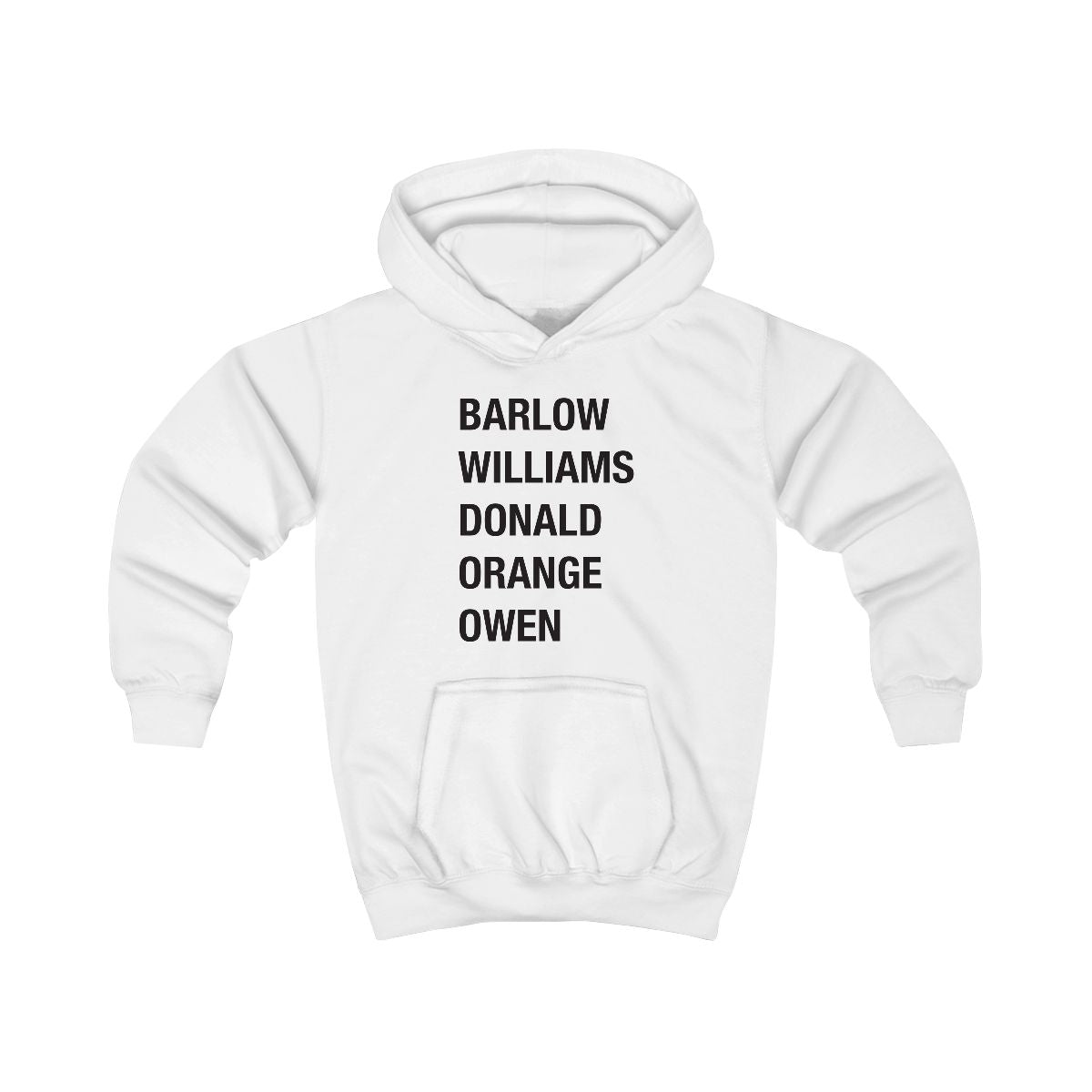 Take Band Members Names Kids Hoodie