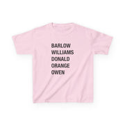 Take Band Members Names Kids T-Shirt 7