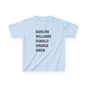 Take Band Members Names Kids T-Shirt 5