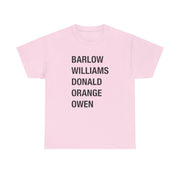 Take Band Members Names T-Shirt 7