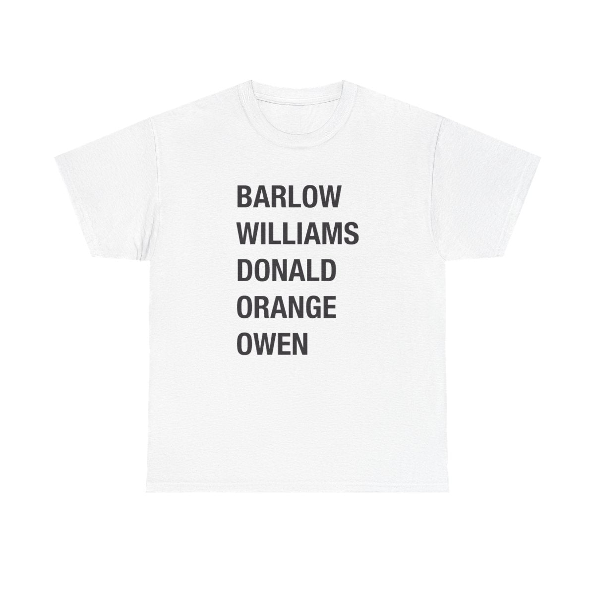 Take Band Members Names T-Shirt