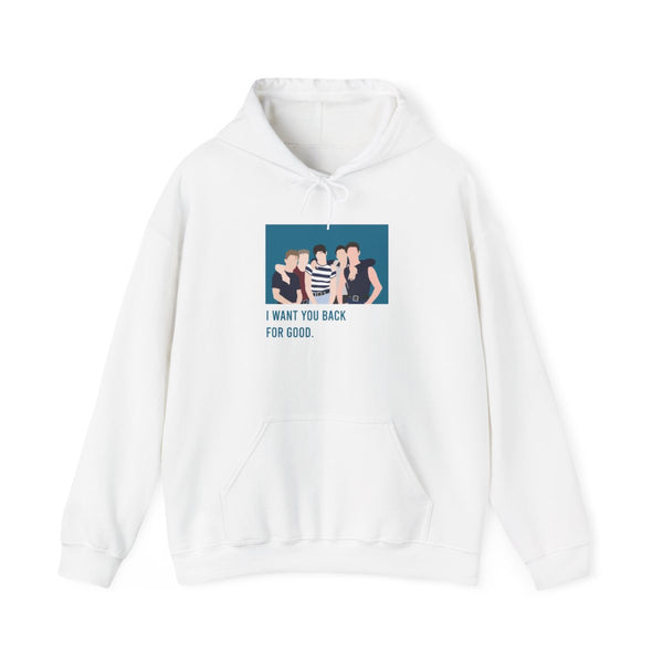 I Want You Back Hoodie White Front