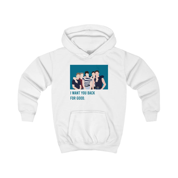 I Want You Back Kids Hoodie White Front