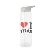 I Love Gary Clear Water Bottle 7