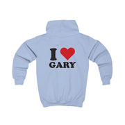 I Love Gary Kids Hoodie 6