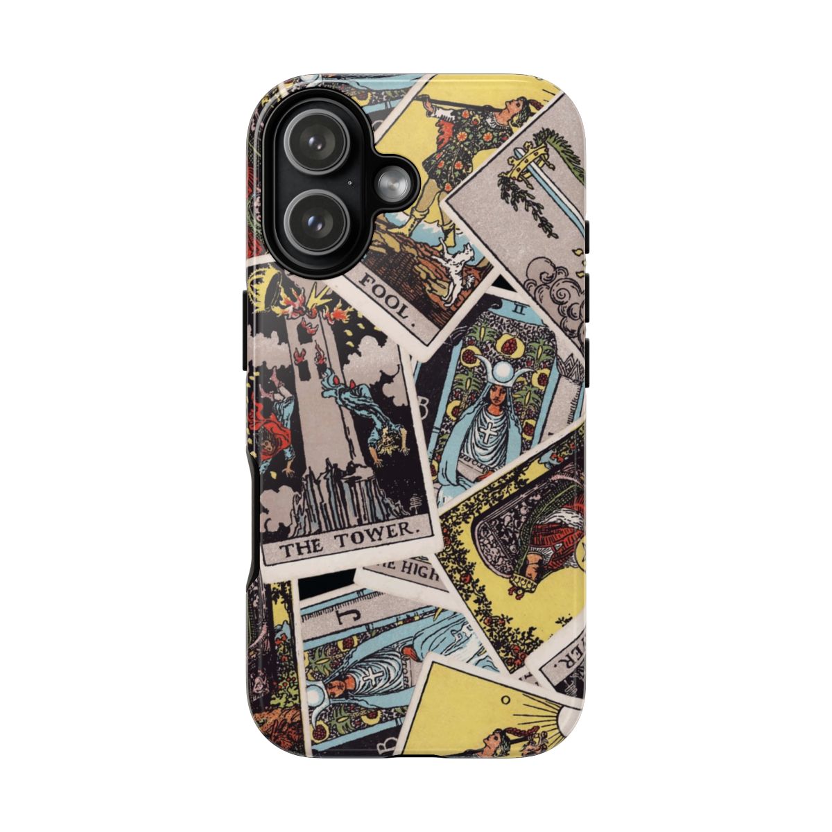 Tarot Cards Collage Pattern Phone Case