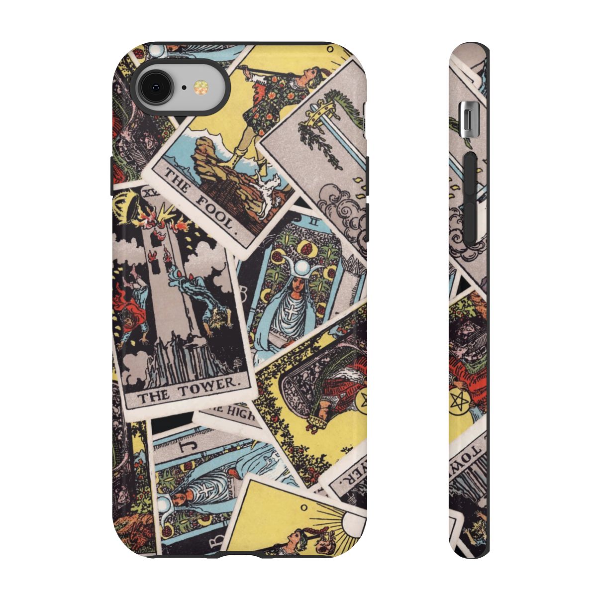 Tarot Cards Collage Pattern Phone Case