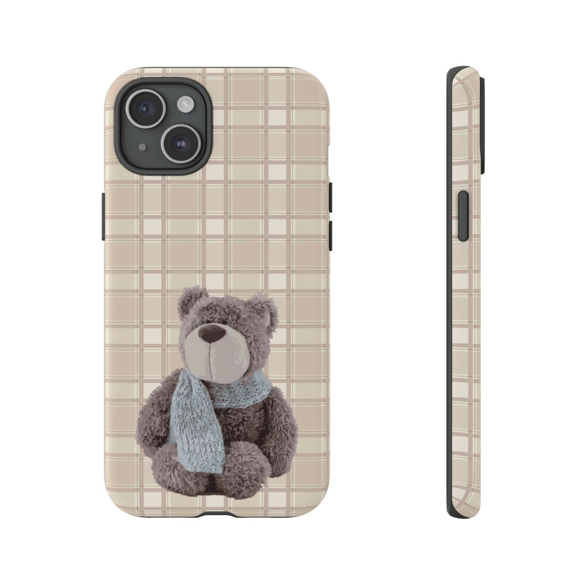 Tartan Teddy Bear Phone Case