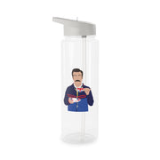 Ted Drinking Tea Clear Water Bottle 6