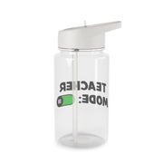 Teacher Mode On Clear Water Bottle 2