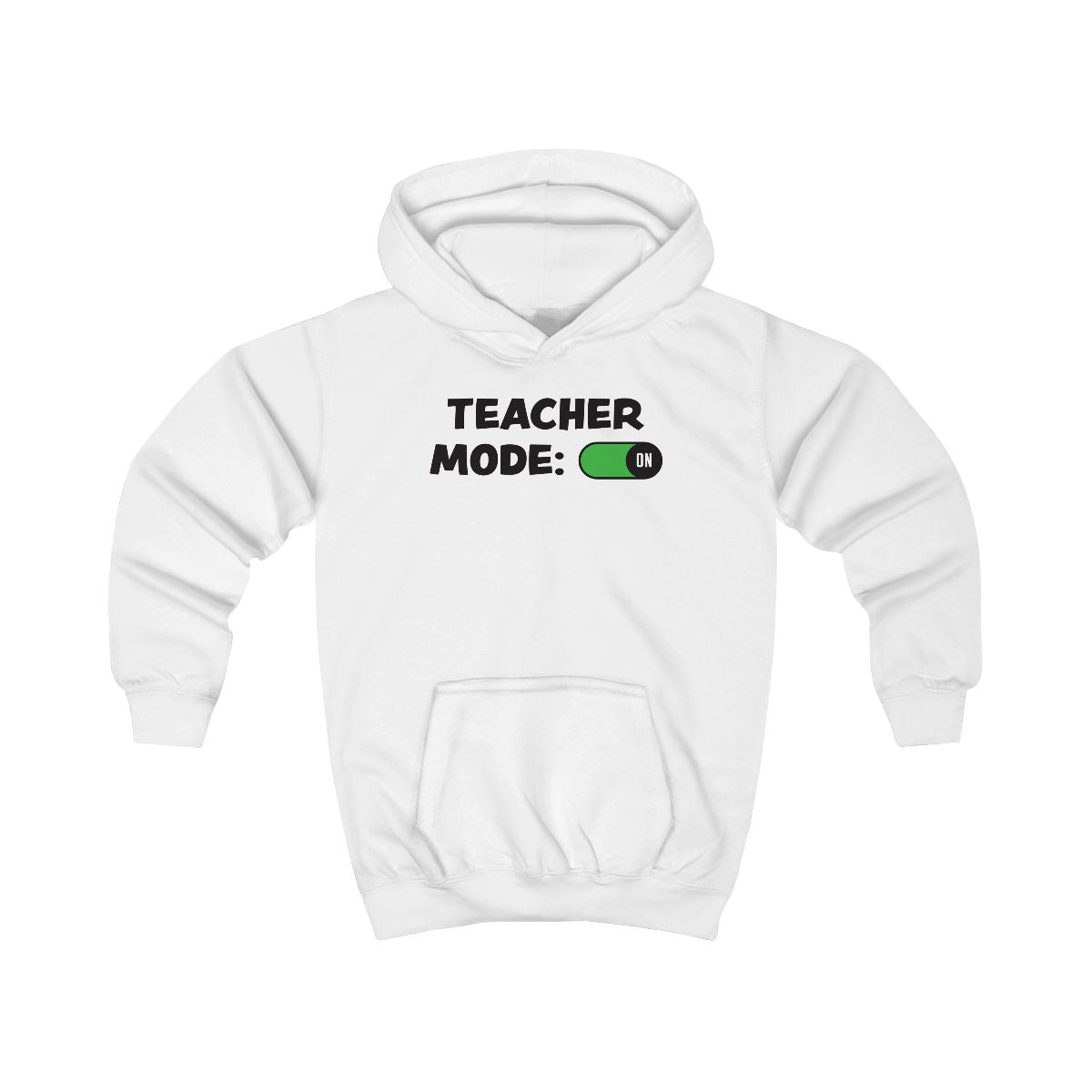 Teacher Mode On Kids Hoodie