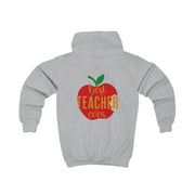 Apple Best Teacher Ever Kids Hoodie 4