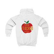 Apple Best Teacher Ever Kids Hoodie 2