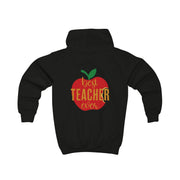 Apple Best Teacher Ever Kids Hoodie 6