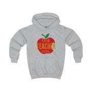 Apple Best Teacher Ever Kids Hoodie 3