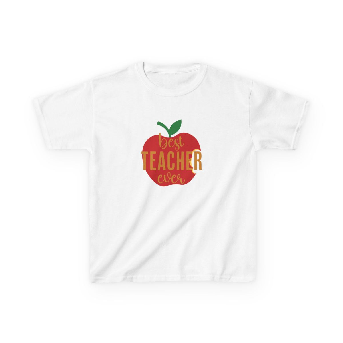 Apple Best Teacher Ever Kids T-Shirt