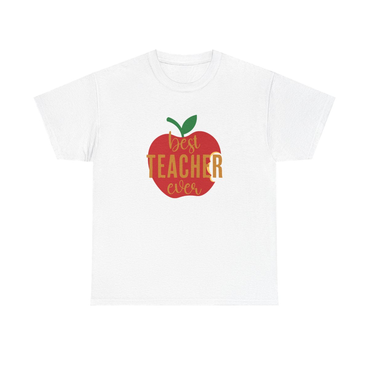 Apple Best Teacher Ever T-Shirt