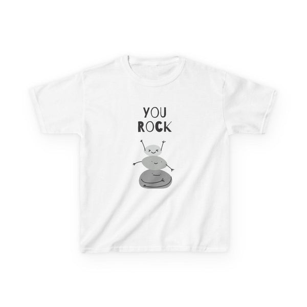 You Rock Kids T-Shirt White Front
