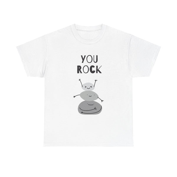 You Rock T-Shirt White Front