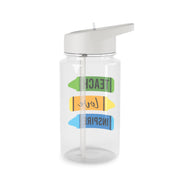 Teach, Love, Inspire Clear Water Bottle 2