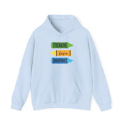 Teach, Love, Inspire Hoodie 9