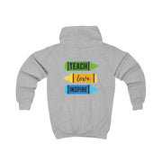 Teach, Love, Inspire Kids Hoodie 4